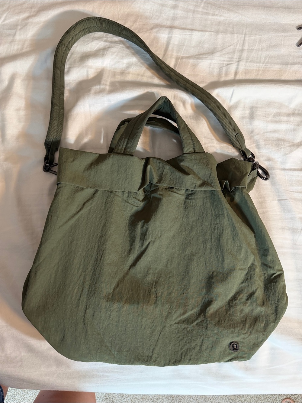 lululemon athletica Olive Green Tote Bag